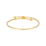 Yellow Gold Studded Bangle