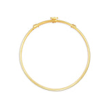 Yellow Gold Studded Bangle