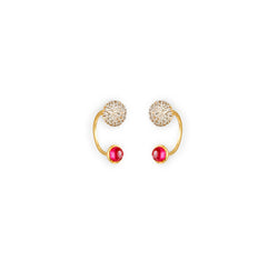 Tanishq Yellow Gold Hoop Earrings