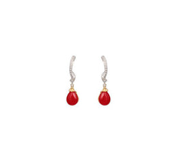 Tanishq Yellow Gold Drop Earrings