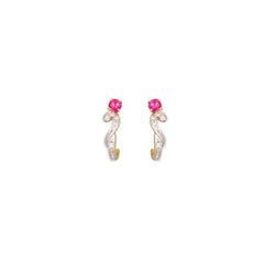 Tanishq Yellow Gold Stud Earrings