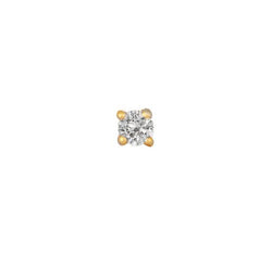 18 Karat Yellow Gold Nosepin with Diamond