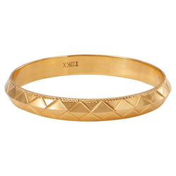 22KT Gold Round Bangle