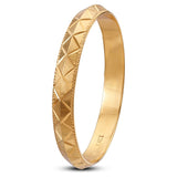 Gold Round Bangle