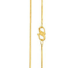 A simple classy chain made of 18 karat yellow gold