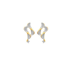 18 Karat Yellow Gold Stud Earring