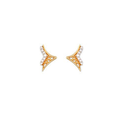 Tanishq Yellow Gold Stud Earrings