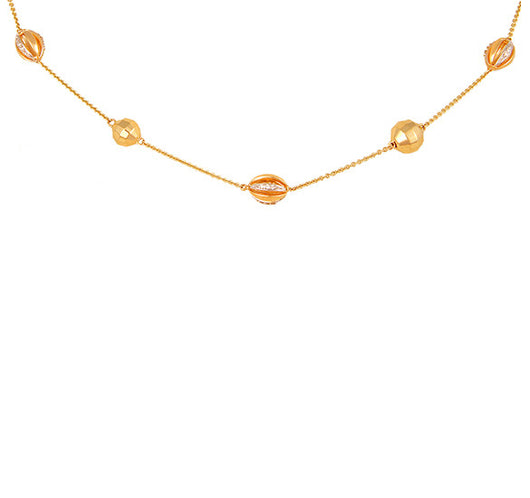 Tanishq Mia Yellow Gold Necklace