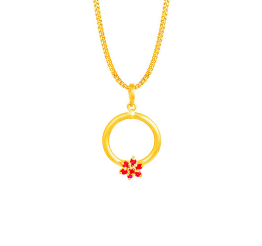 Tanishq Yellow Gold Pendant