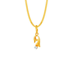 Tanishq Yellow Gold Pendant