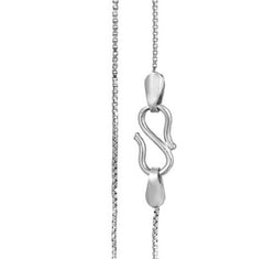 18 karat white gold chain