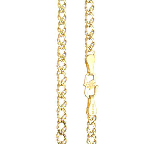 18 karat yellow gold chain.