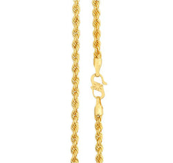 18 karat yellow gold chain.