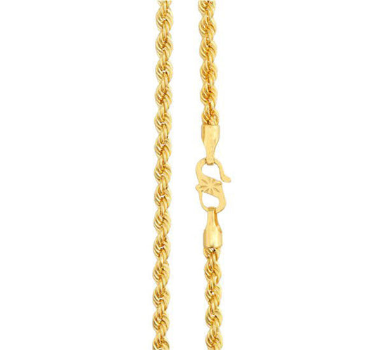 18 karat yellow gold chain.