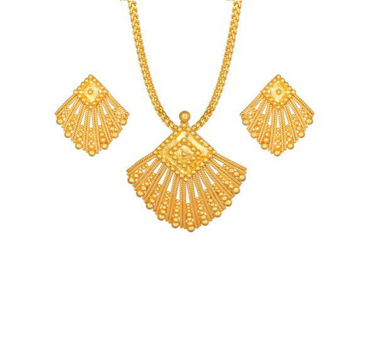 22 Karat Yellow Gold Pendant Set